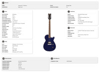 Gretsch Streamliner Jet 1 Pickup LRL Midnight Blue Gretsch Streamliner Jet 1 Pickup LRL Midnight Blue